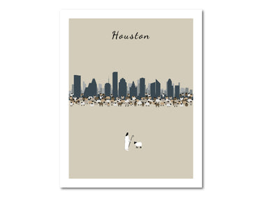 Lost Sheep from Houston Poster Print